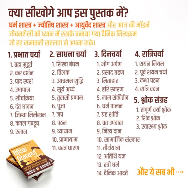 Vaidik Dincharya (Extended Version) : Rituals, Routines & Shlokas for ideal life