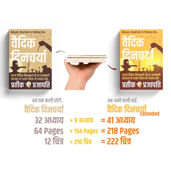 Vaidik Dincharya (Extended Version) : Rituals, Routines & Shlokas for ideal life